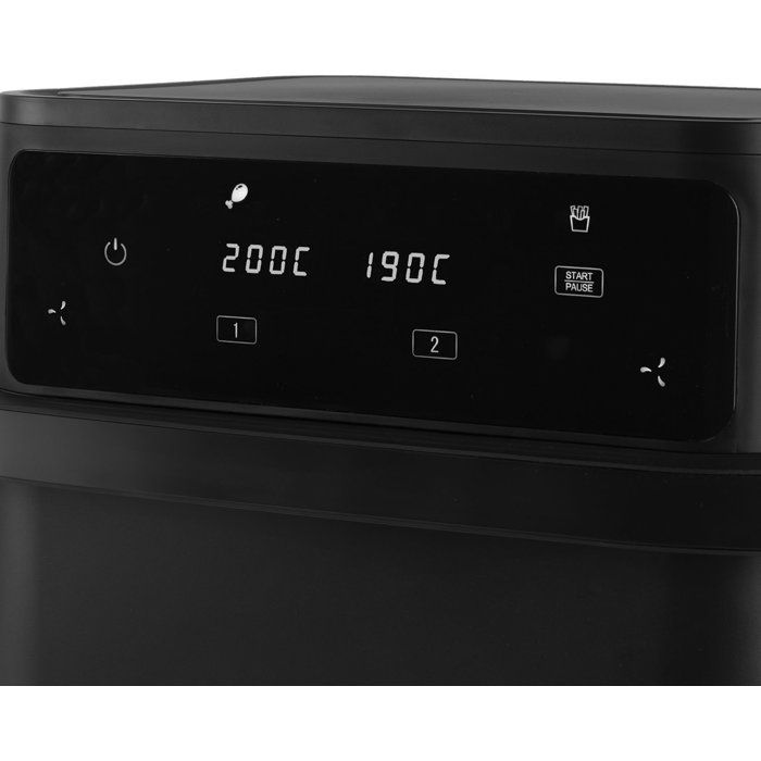 Friggitrice senza olio HKoeNIG - FRY960 - Capacit� 10 l convertibile in 2 x 5 l - 8 programmi di cottura - 2400 W