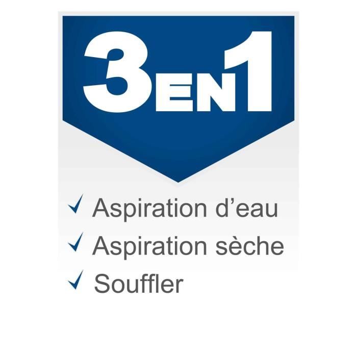 Aspirapolvere per solidi e liquidi VC30 Premium - 1500 W - Serbatoio in acciaio inox da 30 l - SCHEPPACH