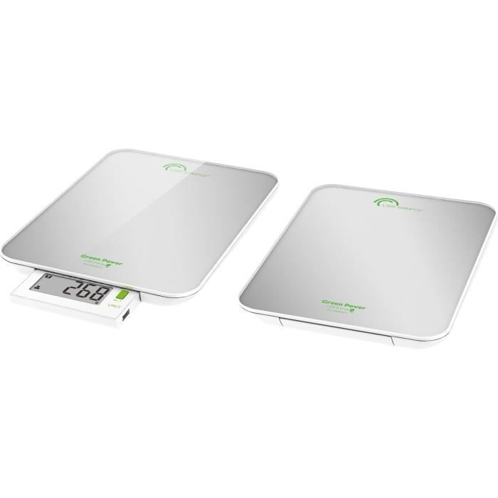 LITTLE BALANCE Balance Green Power USB - 6 kg - 1 g - Argento perlato