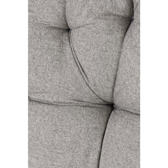 Poltrona sospesa a uovo - PALAVA - Struttura in acciaio - Intreccio in rattan sintetico - P95 x L98 x A200 cm