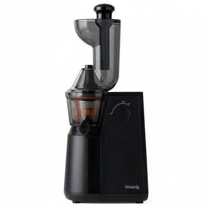 Estrattore di succo extra lento Vitamin+ - HKoeNIG - GSX24 - 400 W - 1 L - Nero