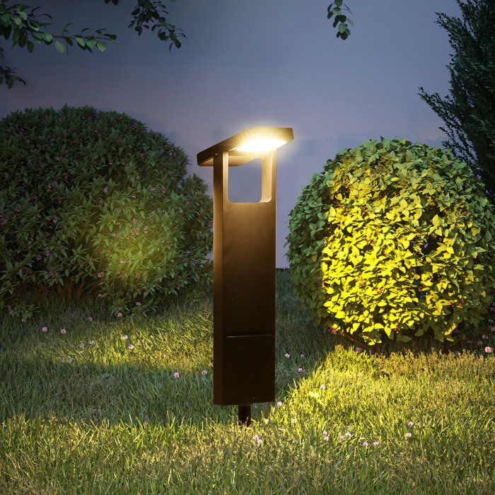 Set di 2 luci solari da giardino per vialetti - LUMISKY - BRITY - LED bianco caldo - Impermeabili - Illuminazione per vialetti da giardino