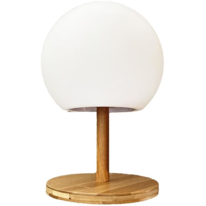 LUMISKY - Lampada da tavolo - wireless - piede bamb� allungabile - H28cm - bianco caldo / LED bianco LUNY
