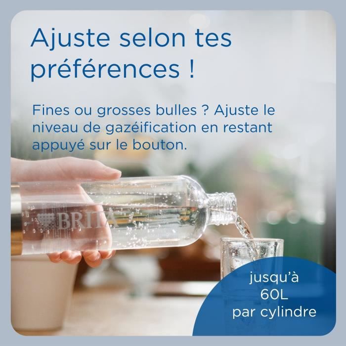 BRITA sodaONE macchina per acqua frizzante - nera