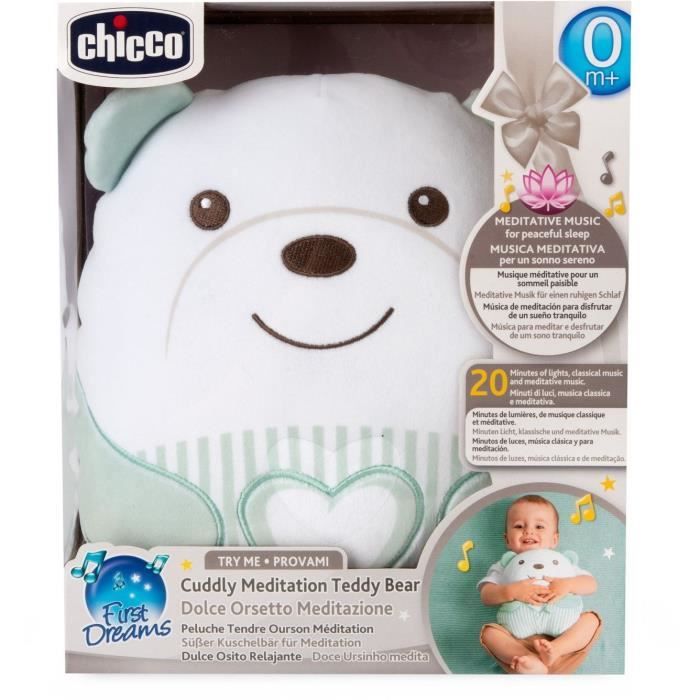 Orsetto di peluche morbido - CHICCO - Verde - Dalla nascita