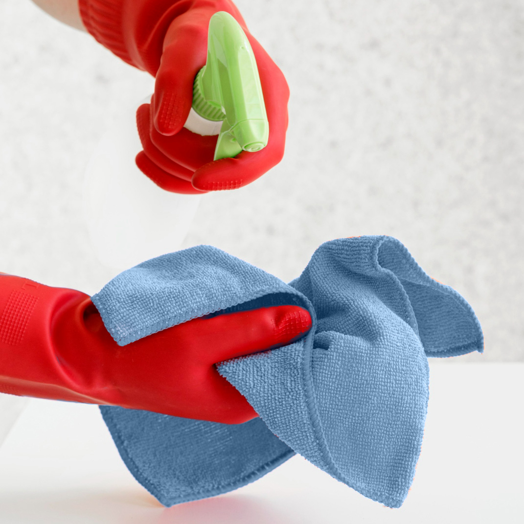 Allice blue multipurpose microfiber cloth