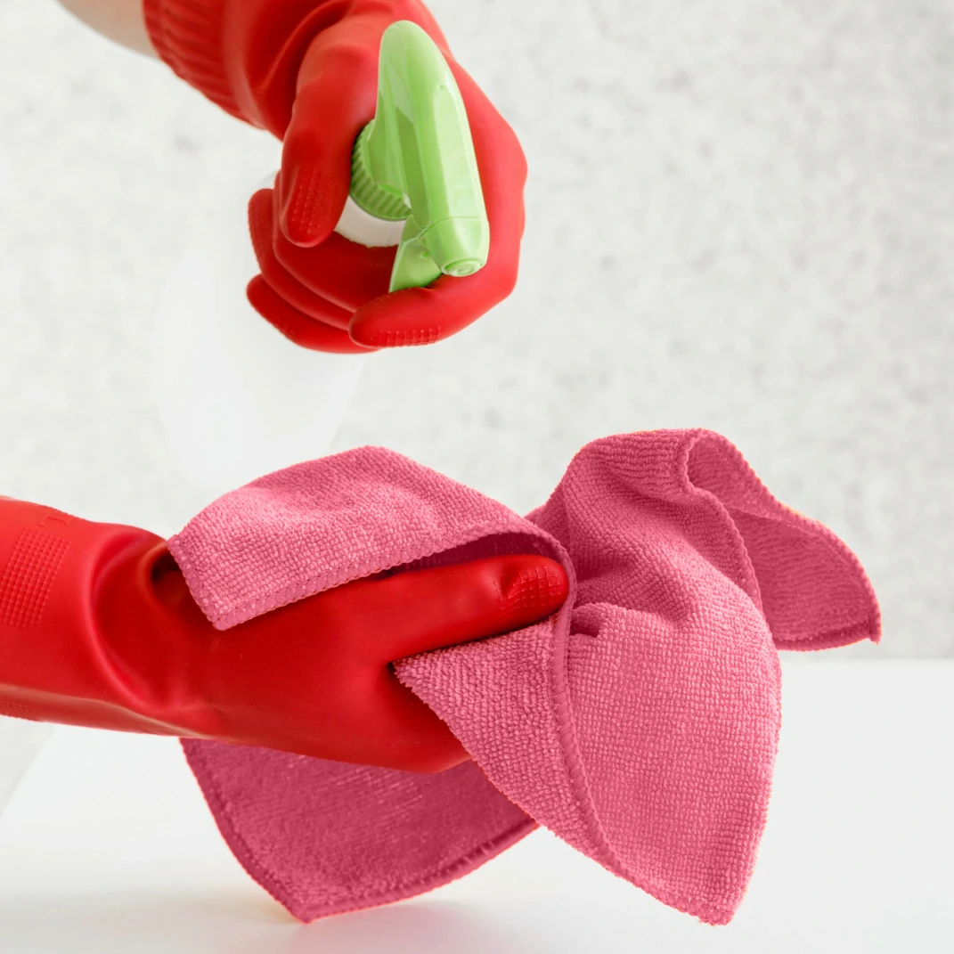 Allice red multipurpose microfiber cloth