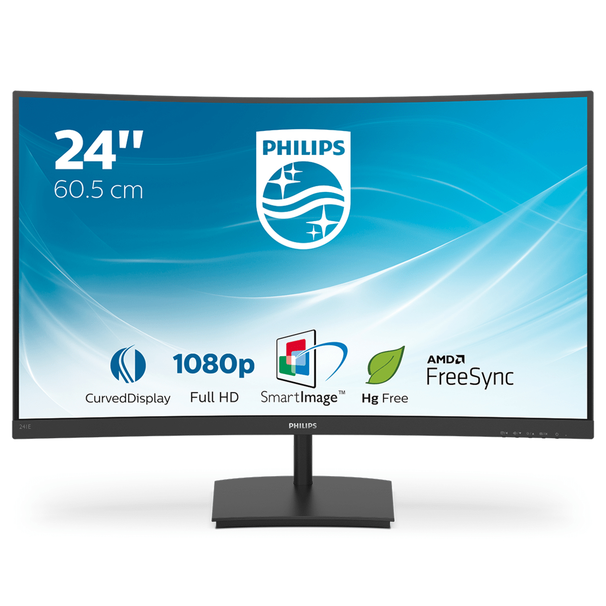 PHILIPS MONITOR 24" LED FULL HD CURVED VGA/HDMI 241E1SC