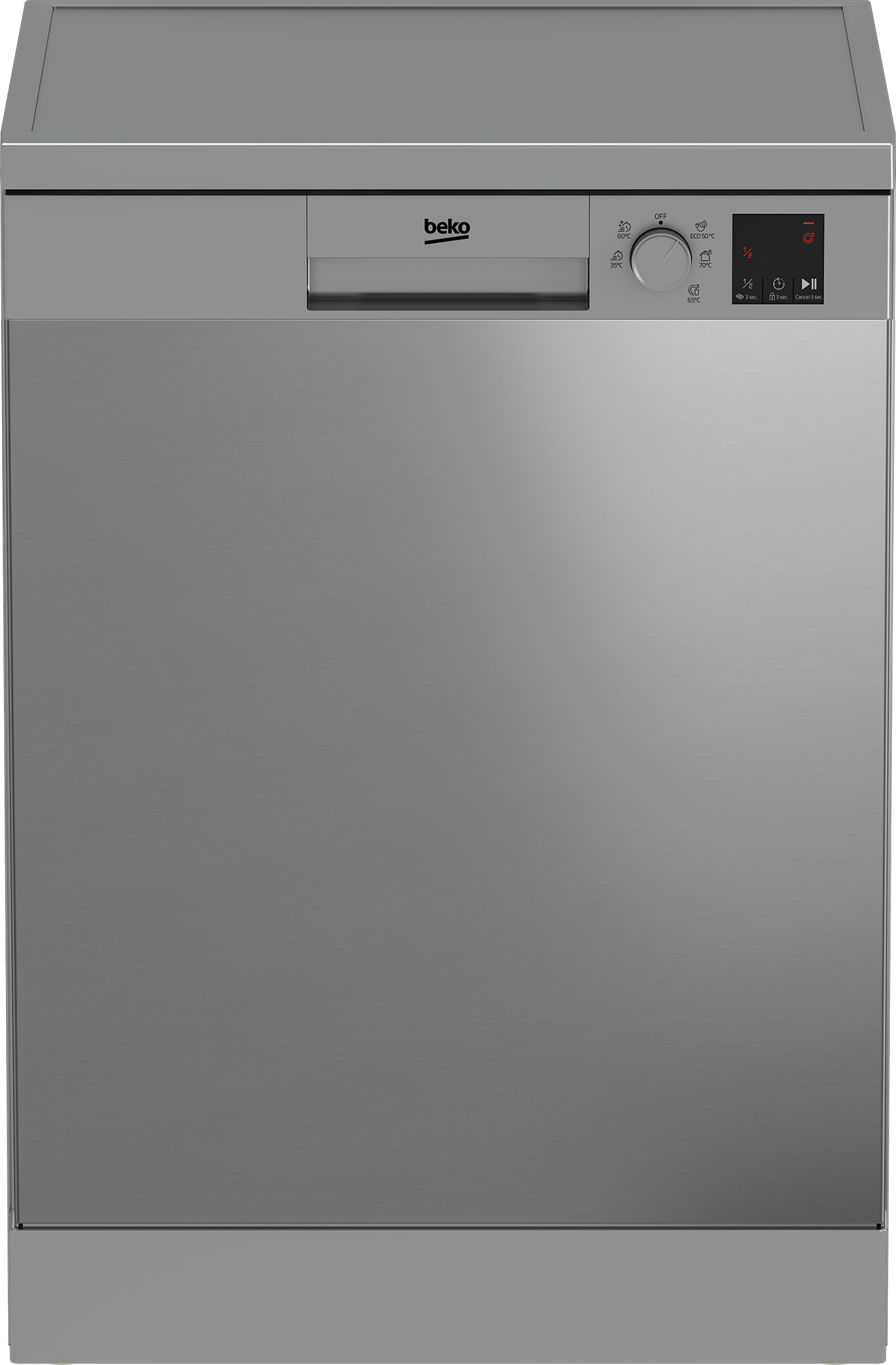 Beko 13 COVERED FREESTANDING DISHWASHER AND STAINLESS STEEL DISPLAY DVN05320X