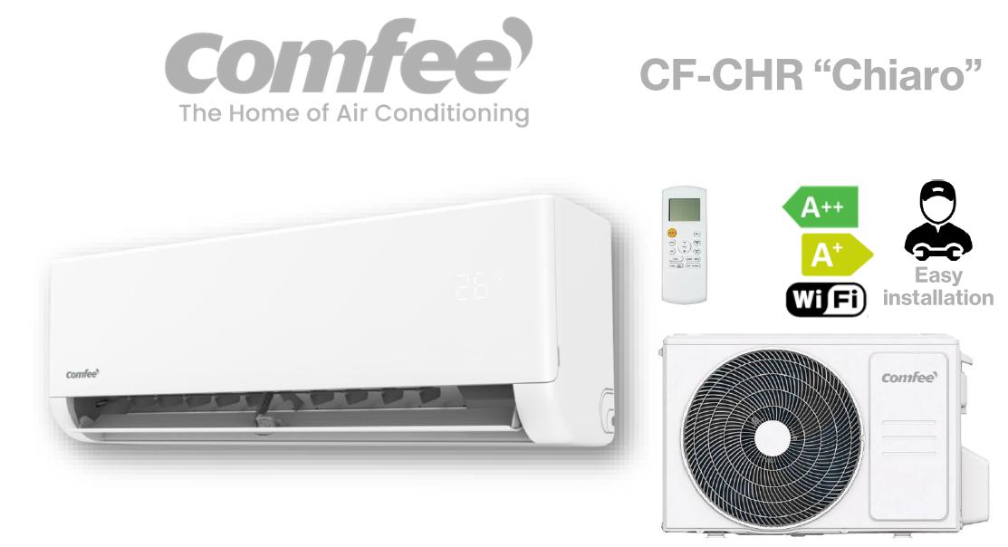 COMFEE' AIR CONDITIONER 12000BTUA++/A+ GAS R32 WIFI INTEG. CF-CHR12