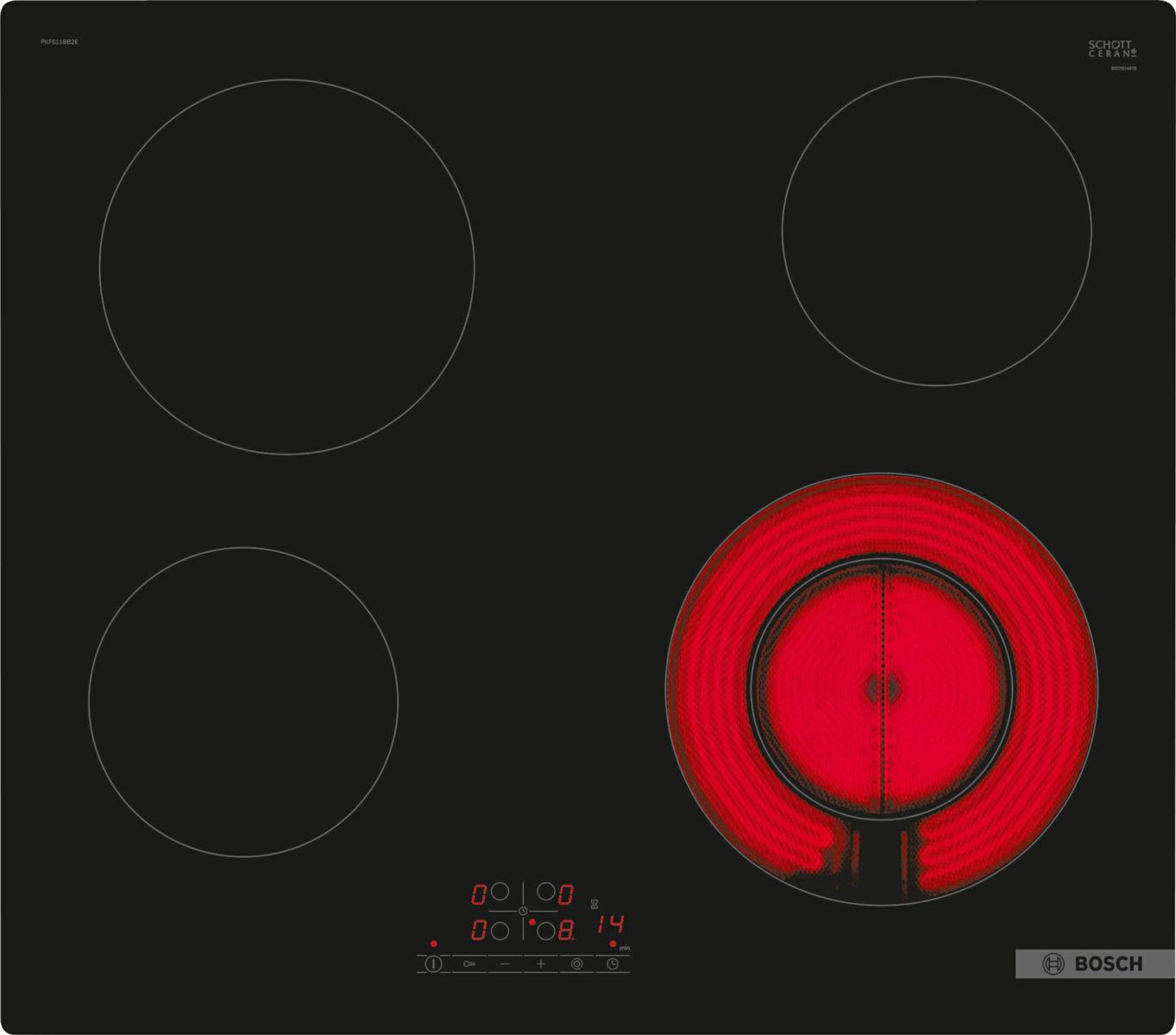 Bosch 4-Burner 60 CM PKF611BB2E Induction Hob