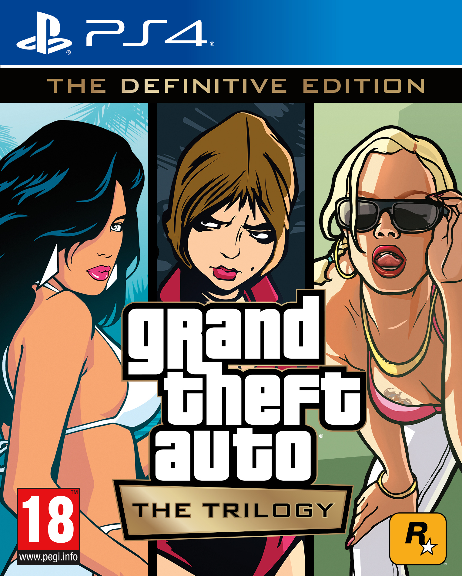 ROCKSTAR GAME PS4 GIOCO GTA V TRILOGY IT