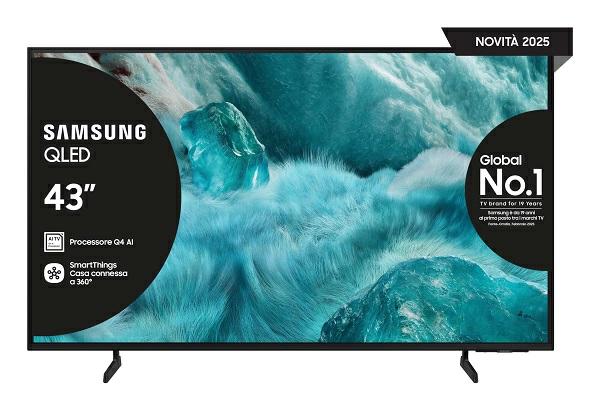 SAMSUNG TV 43" QLED ULTRA HD 4K SMART DVB/T2/S2 QE43Q7FA