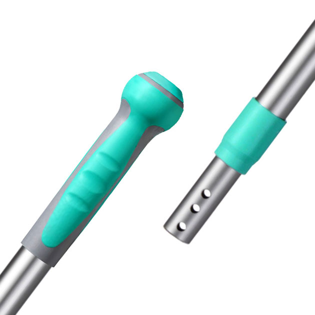 Box of 3 telescopic handles in 184 cm aluminum.