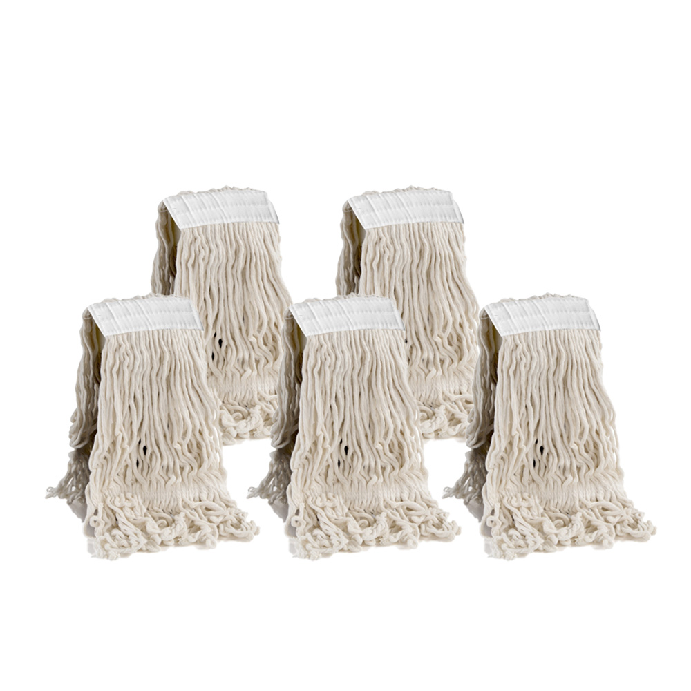 Box of 5 Middle Cotton Mops with 400 g Band