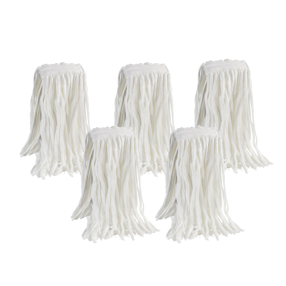 Box of 5 White Twister Mops 280 g