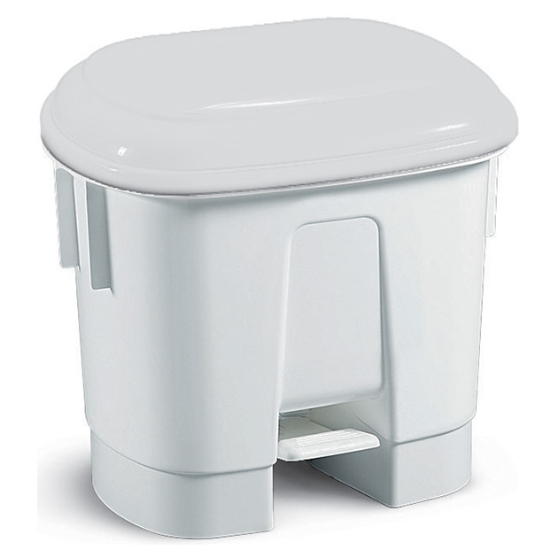 30 Lt. white Derby dustbin