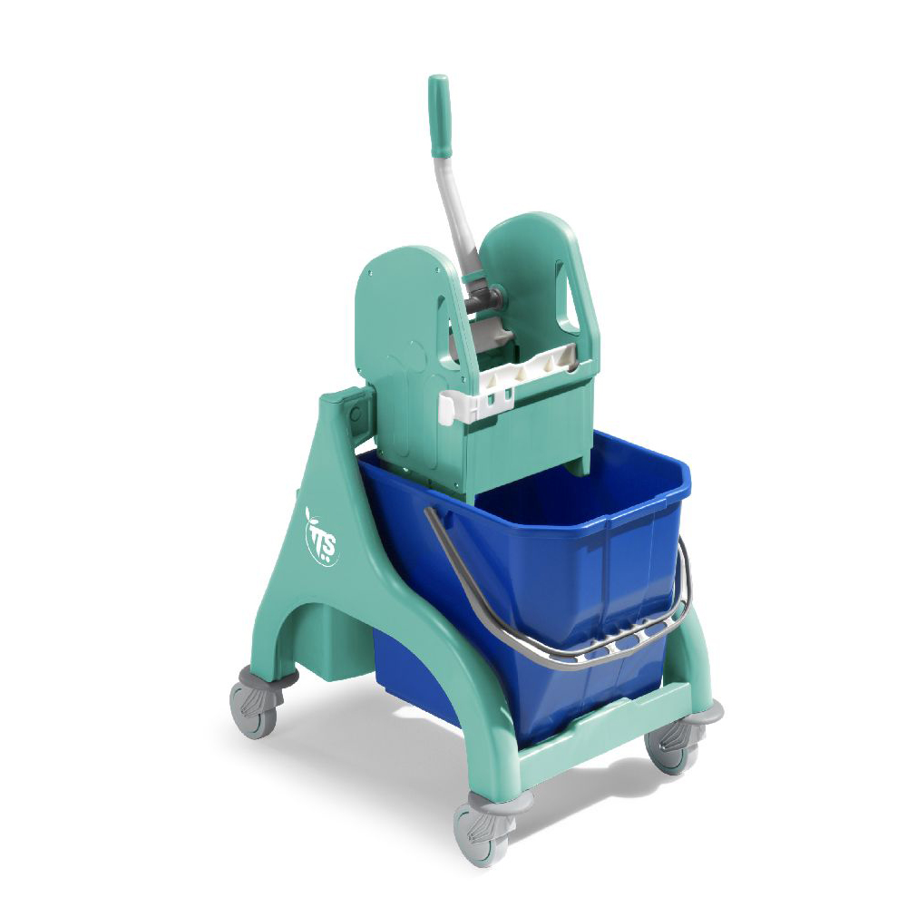 Nick green 15 lt professional cleaning trolley