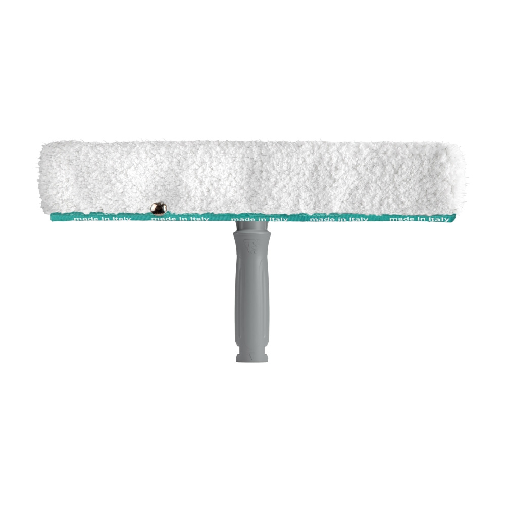 Astro glass cleaning system and microfiber fleece replacement with 25 cm bristles