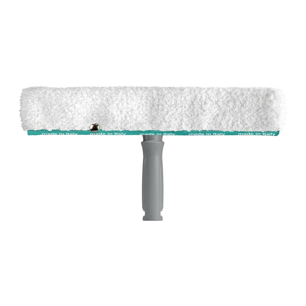 Astro glass cleaning system and microfiber fleece replacement with 35 cm bristles