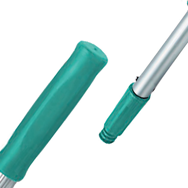 Telescopic aluminum rod, 2 pieces of 125 cm.