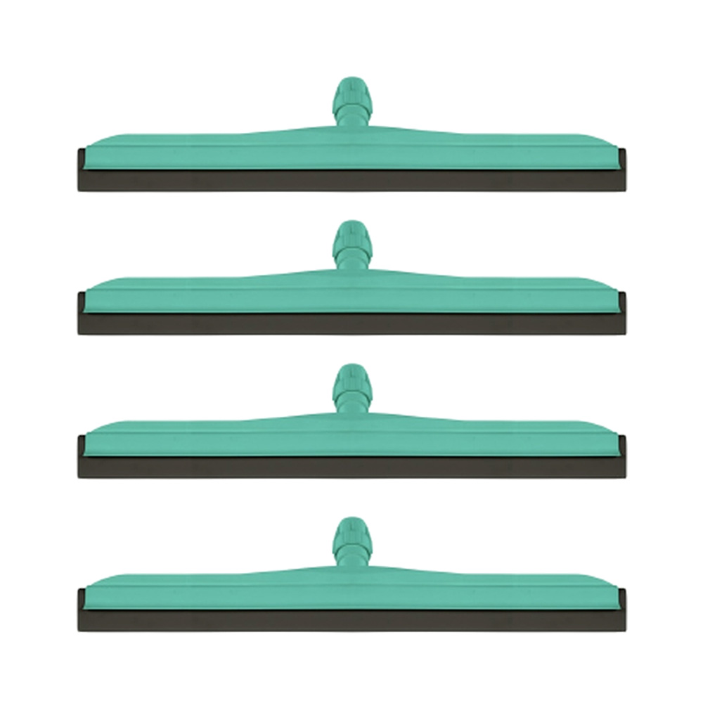 Box of 4 35 cm floor squeegees with double black blade