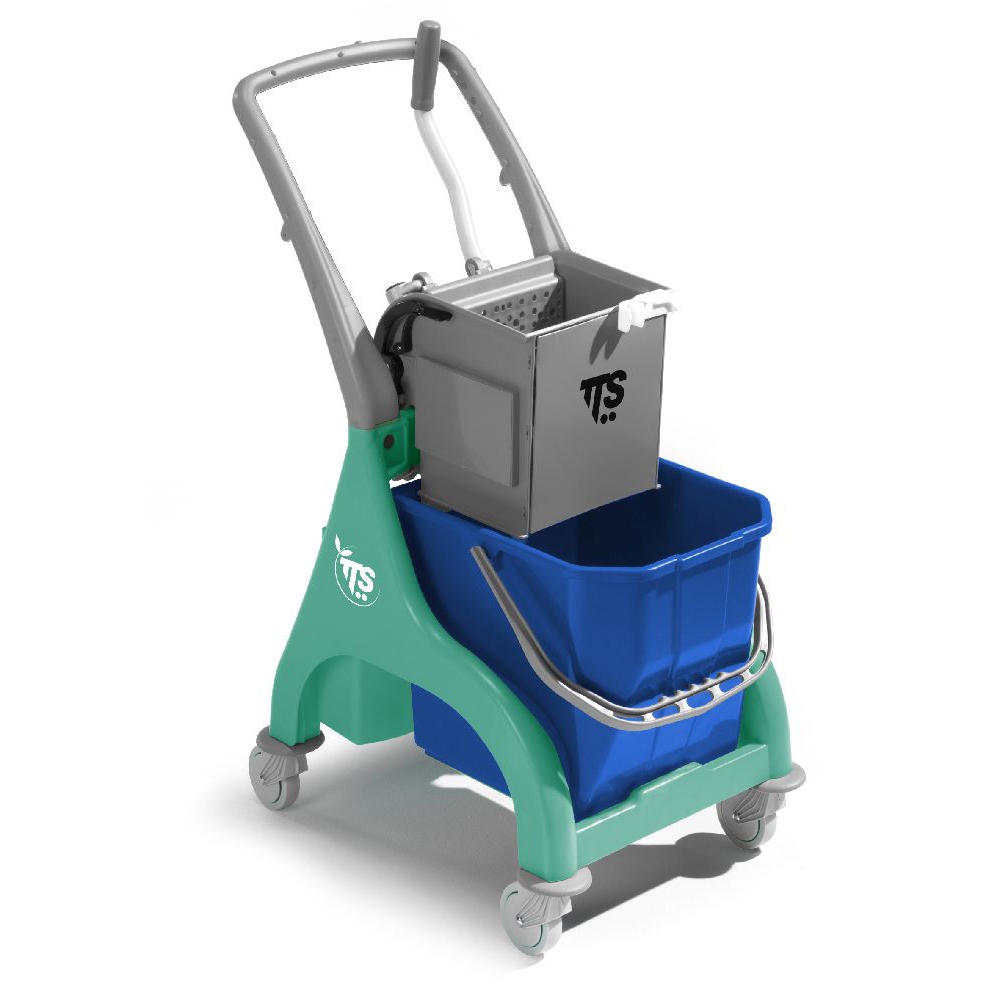 Nick green 25 lt professional cleaning trolley with O-Key wringer
