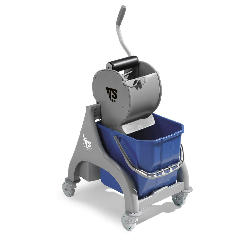 Nick professional cleaning trolley gray 25lt with Dry wringer