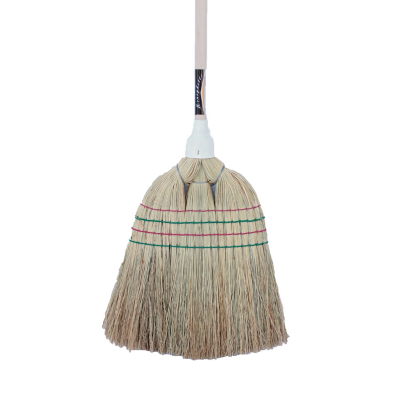 Feathered Sorghum Broom, 4-stitched