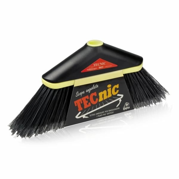 Tecnic angled broom with handle