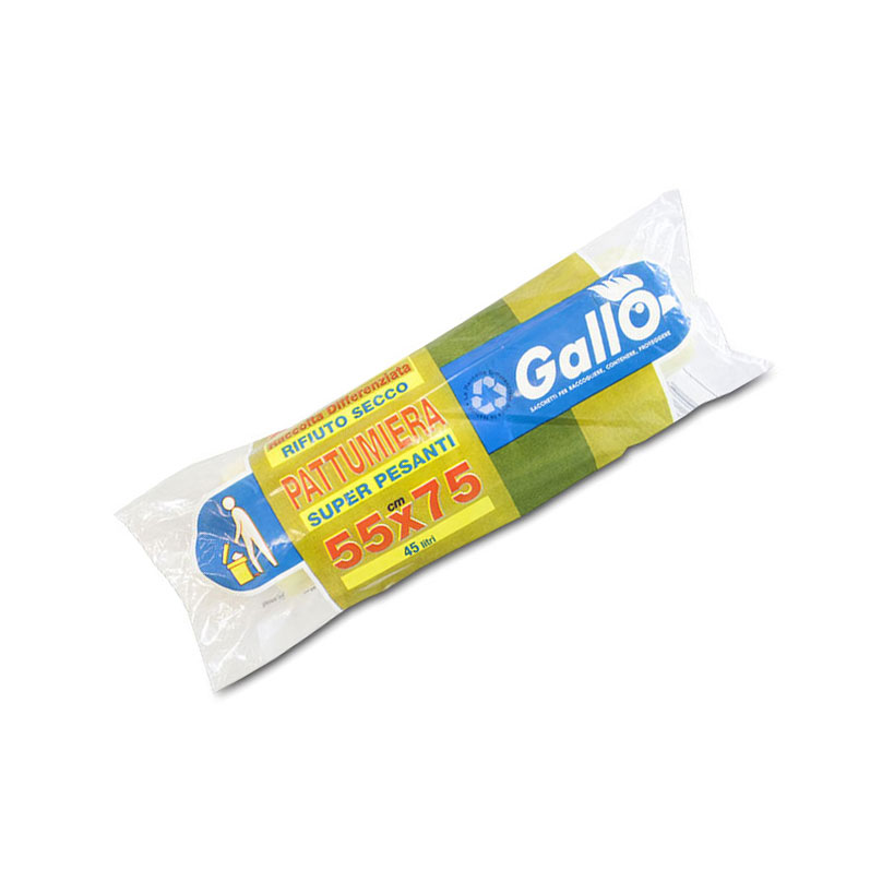 Roll of 20 dry waste bags measuring 55x75 cm