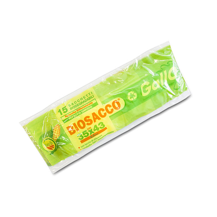 Roll of 15 wet waste bags measuring 35x43 cm