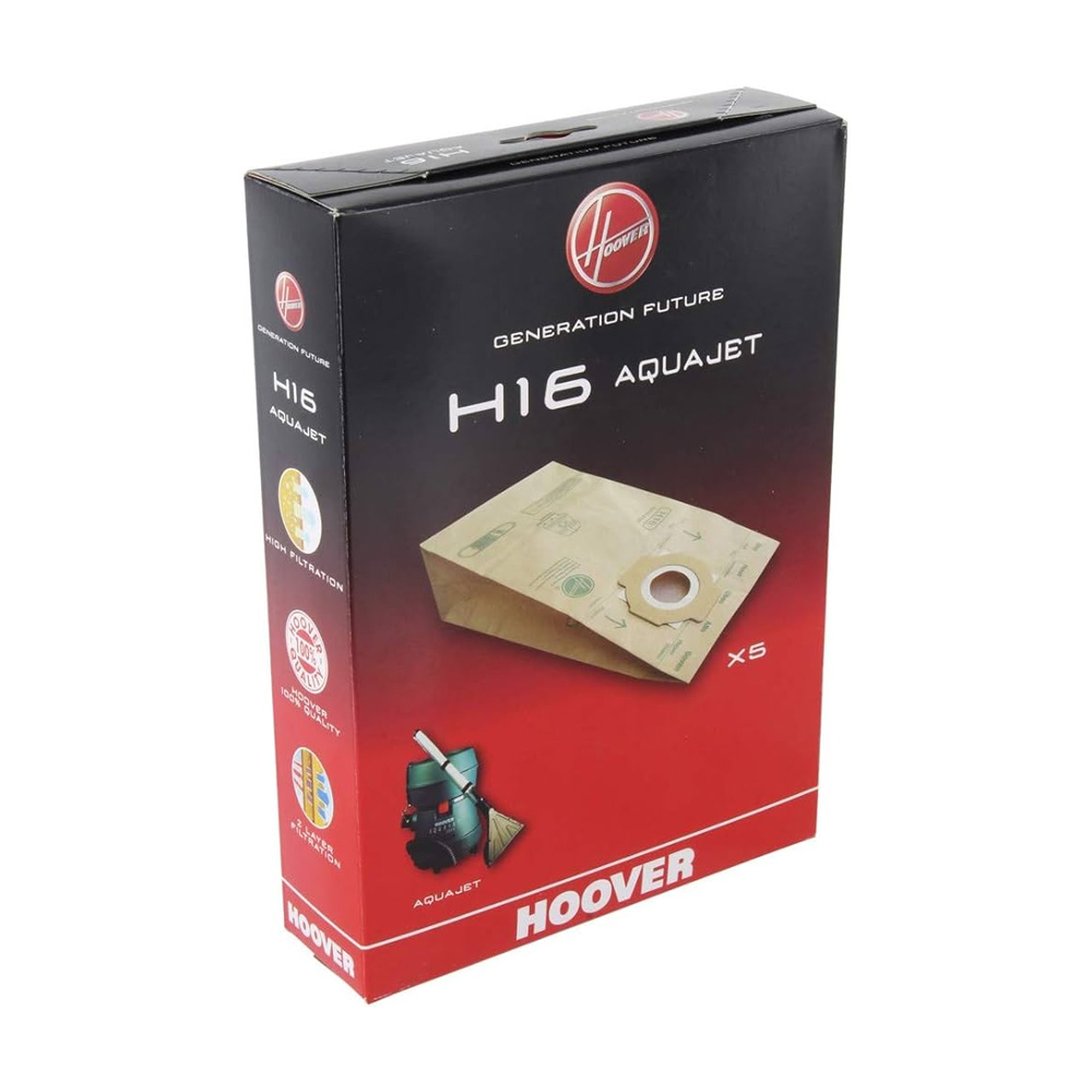 Pack of 5 H16 Aquaplus paper bags