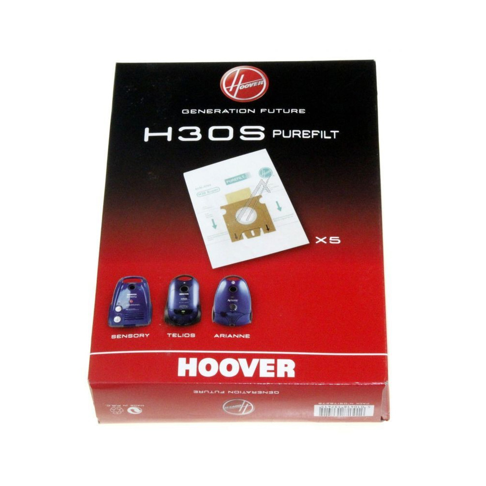 Pack of 5 H30S PureFilt paper bags