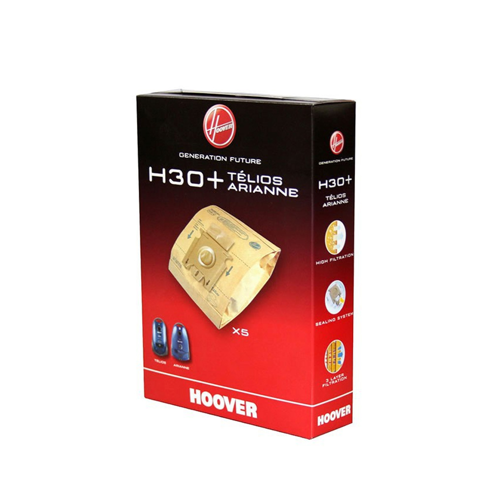 Pack of 5 paper bags H30