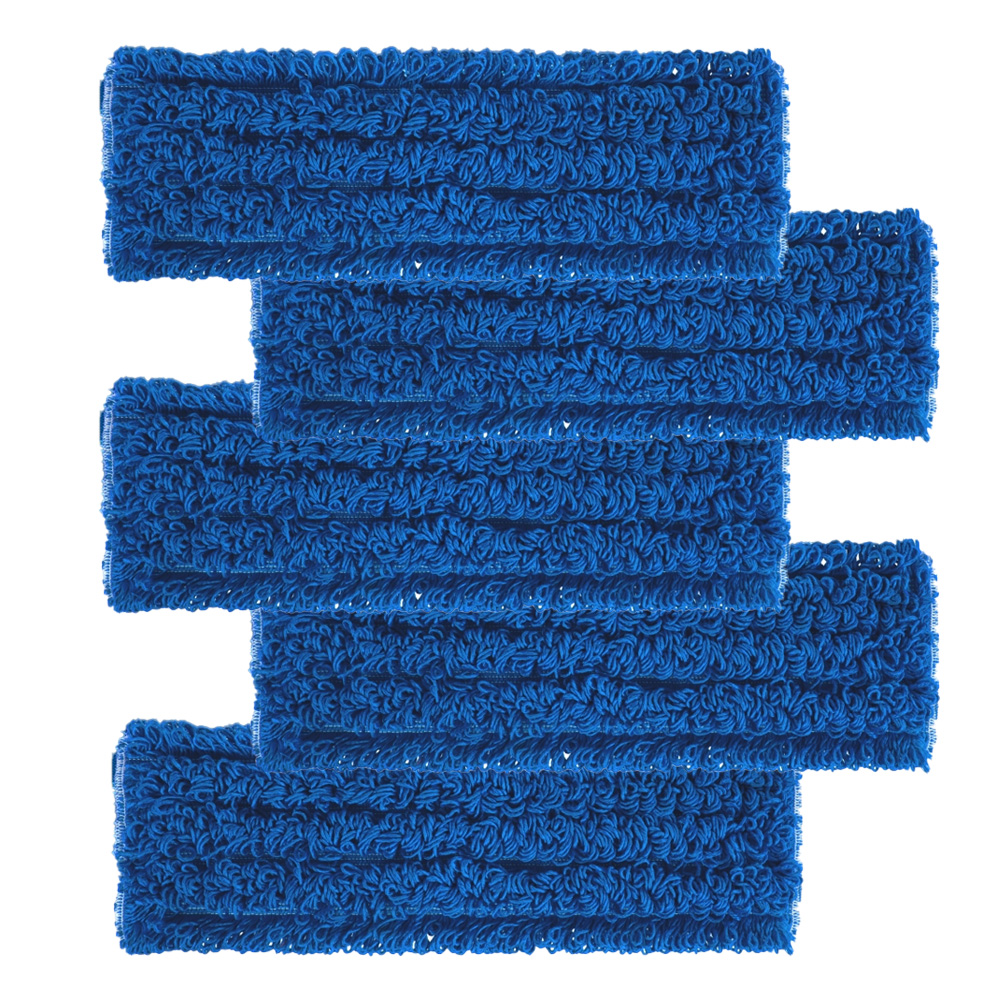 Box of 5 Velcro System Microriccio blue fringes, 40 cm.