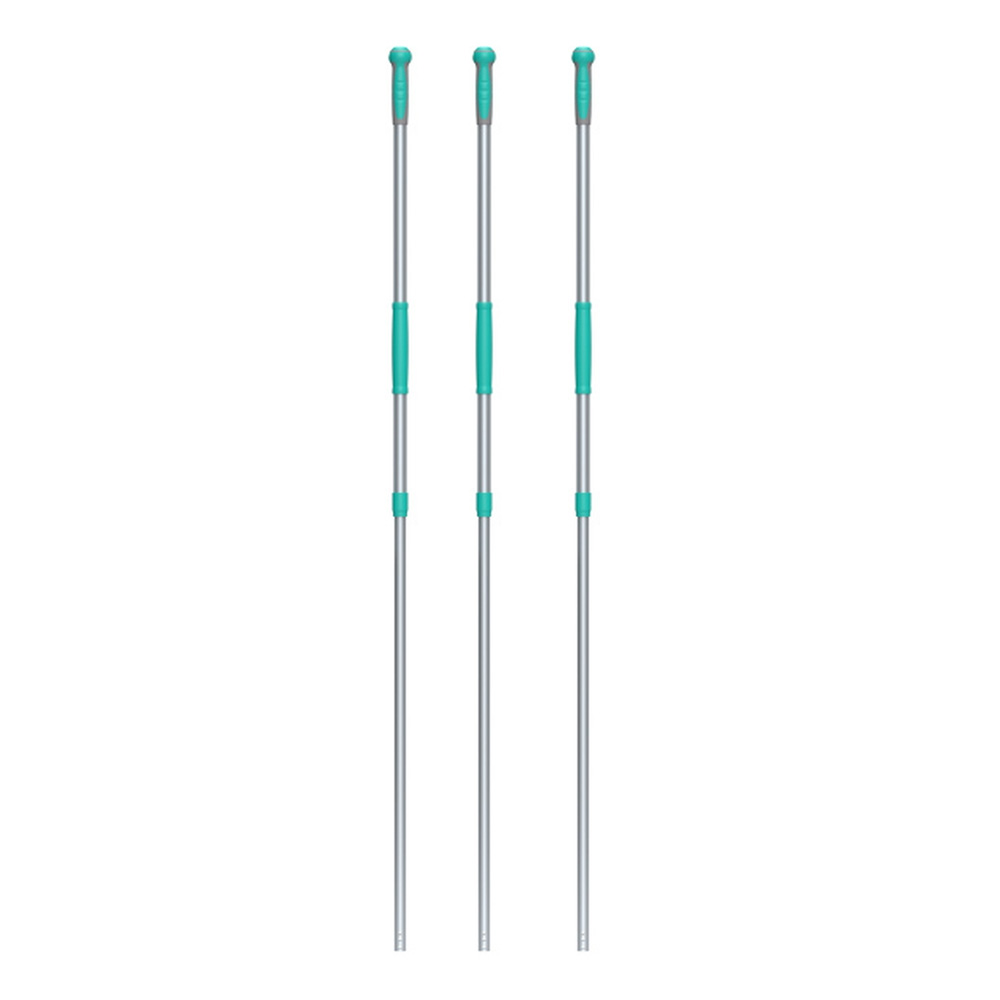 Box of 3 telescopic handles in 184 cm aluminum.