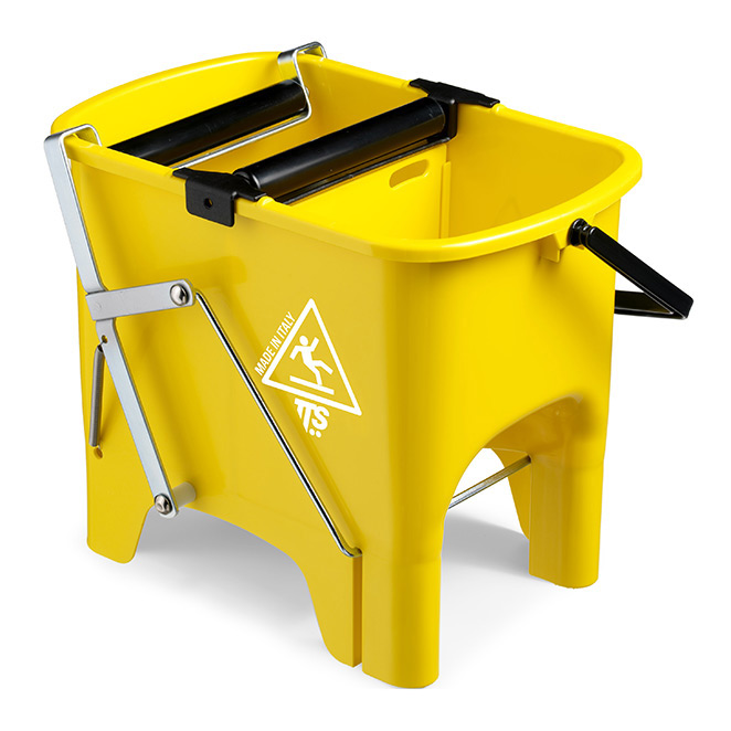 15 Lt. yellow Squizzy mop bucket