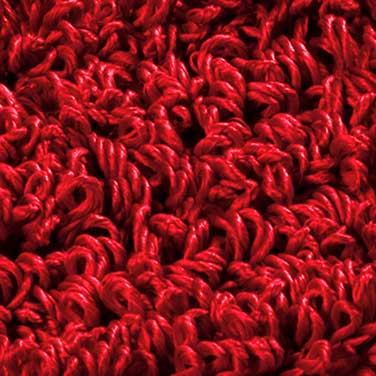 40 cm red Wet System fringe.