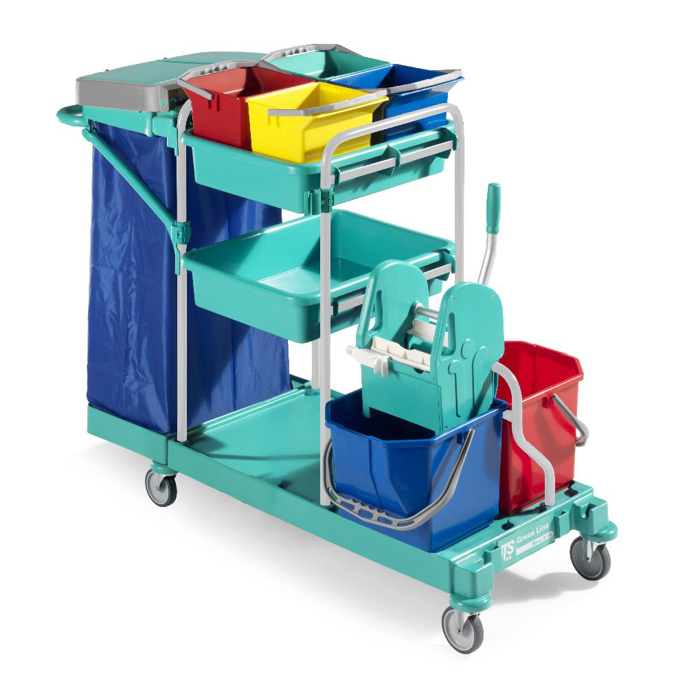Green 460 professional cleaning trolley