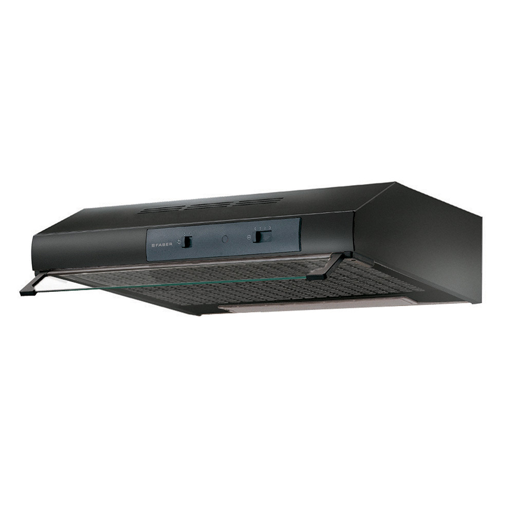 TCH04-741 black built-in underwall kitchen hood 60 cm