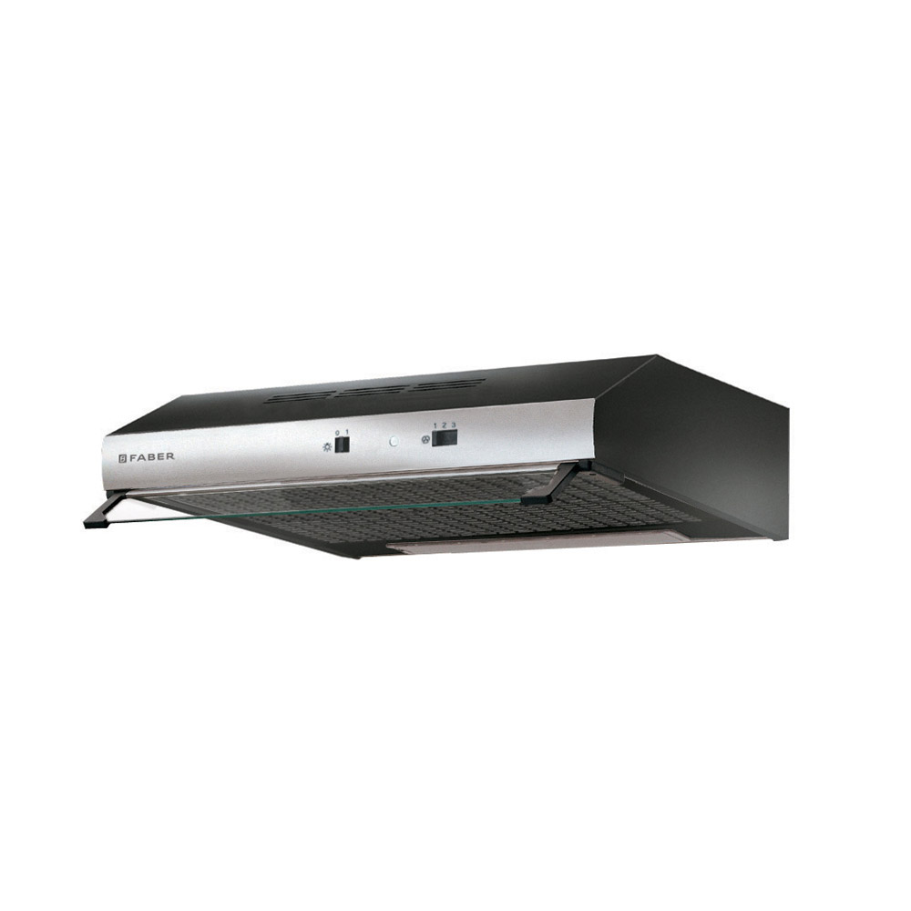 TCH04-741 built-in kitchen hood black and steel 60 cm