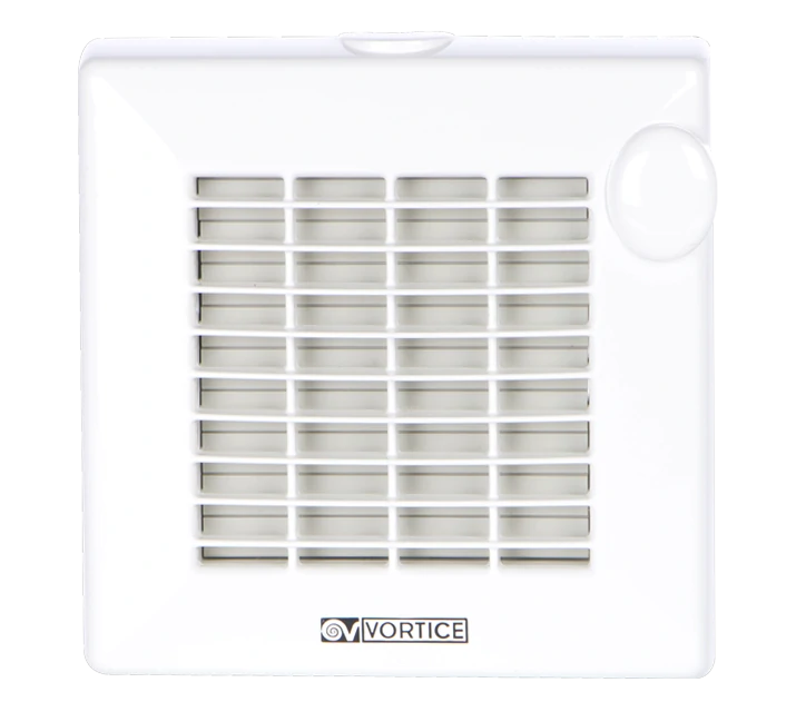 Vortice Punto 100 mm diameter automatic bathroom vacuum with timer