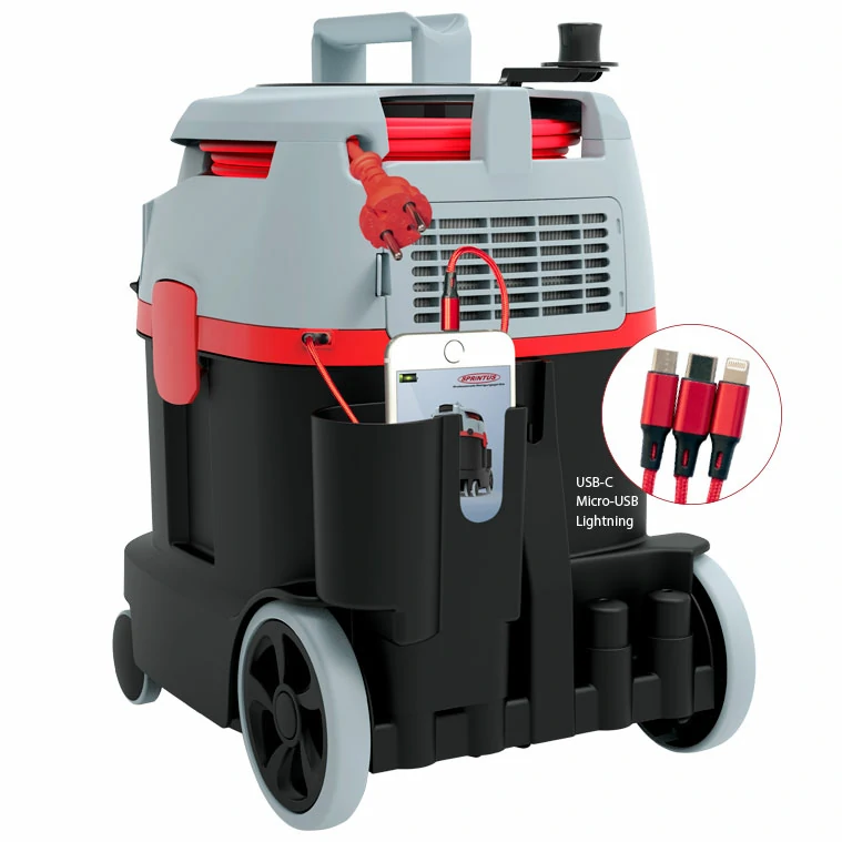 Era Tec 700 W 13 liter silent professional vacuum cleaner