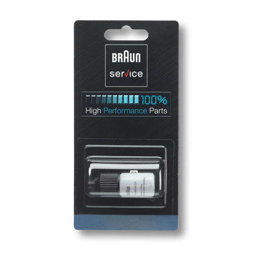 Lubricating oil bottle for razors