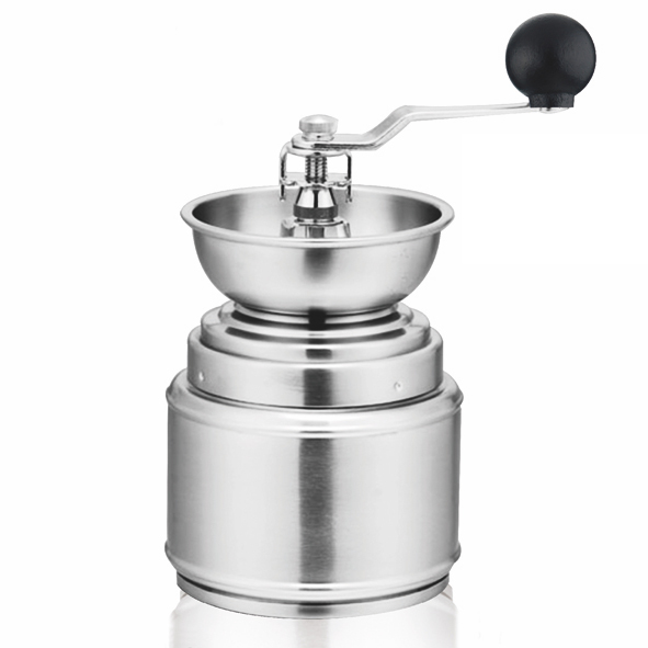 Manual steel coffee grinder