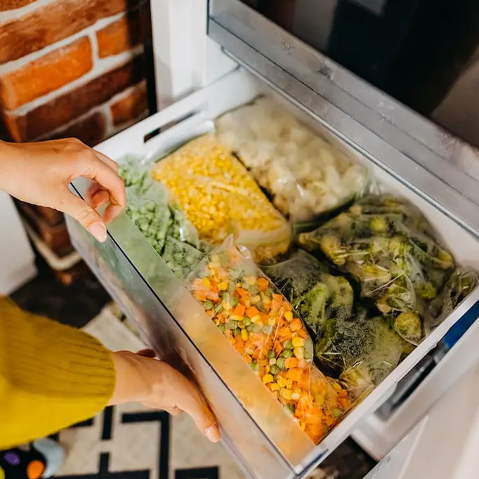 Electrolux central or upper freezer drawer