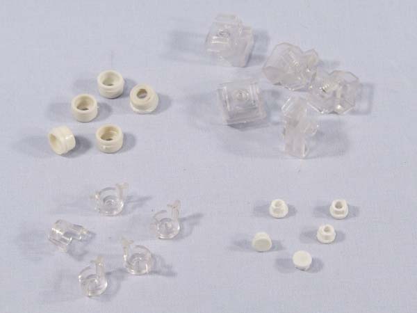 SCREW CAPS/SPACERS/SUPPORTS (5 PIECES OF EACH)