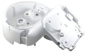 White upper half case