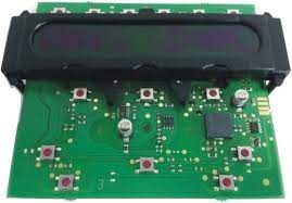 Electronic card+display